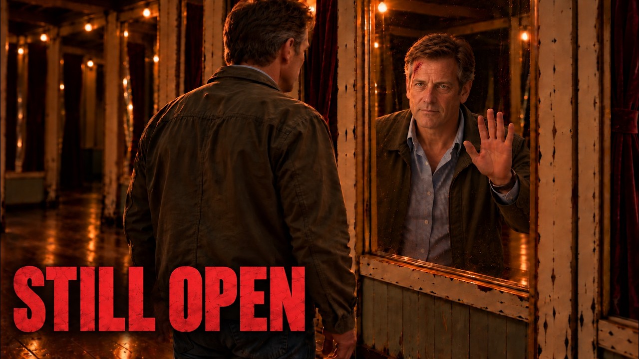 A deserted fairground in the horror short Still Open